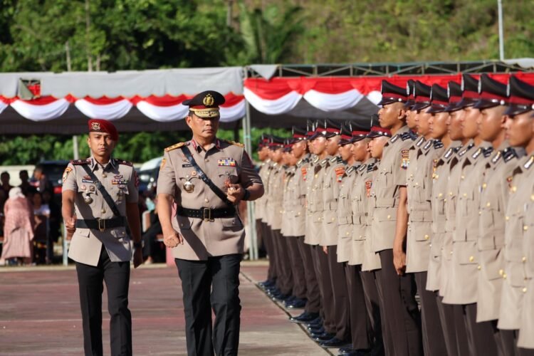 Kapolda Kaltara Pimpin Upacara Penutupan Pendidikan Bintara Polri 2025