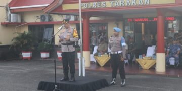 Polres Tarakan Siapkan Pasukan Pengamanan Malam Natal dan Ibadah Pagi