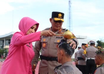 Kapolda Kaltara Pimpin Upacara Kenaikan Pangkat Personel Polri Periode 1 Januari 2026