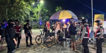 Polres Tarakan Patroli Sekala Besar Saat Pergantian Tahun Baru 2026