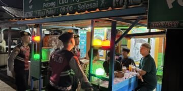 Ditsamapta Polda Kaltara Gelar Patroli Dialogis Malam Hari di Wilayah Bulungan