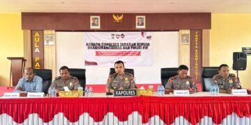 Arahan Kapolres Tarakan, Bhabinkamtibmas Dan Polisi RW Perkuat Deteksi Dini