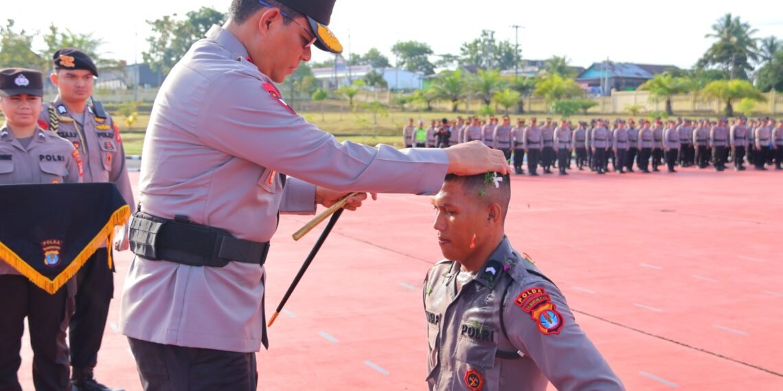 101 Bintara Remaja Lulus Diktuk, Polda Kaltara Gelar Upacara Penyambutan