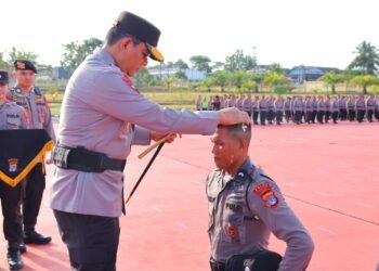 101 Bintara Remaja Lulus Diktuk, Polda Kaltara Gelar Upacara Penyambutan