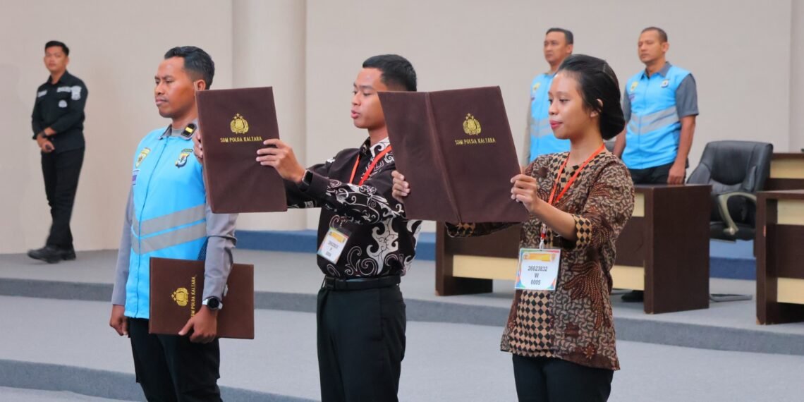Polda Kaltara Gelar Pengambilan Sumpah dan Penandatanganan Pakta Integritas Seleksi SIPSS