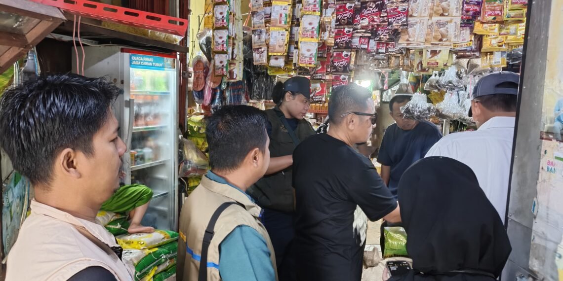 Jelang Ramadan Satgas Saber Laksanakan Pengawasan Harga, Keamanan, dan Mutu Pangan di Pasar Gusher