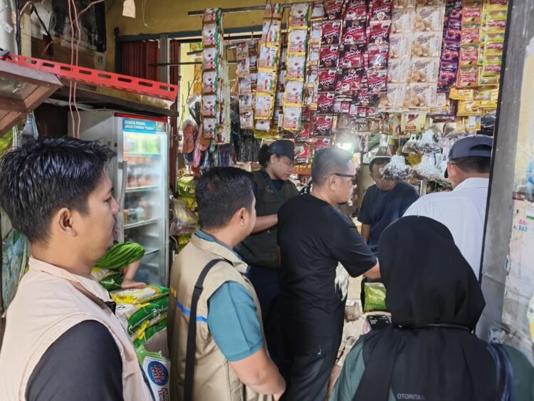 Jelang Ramadan Satgas Saber Laksanakan Pengawasan Harga, Keamanan, dan Mutu Pangan di Pasar Gusher