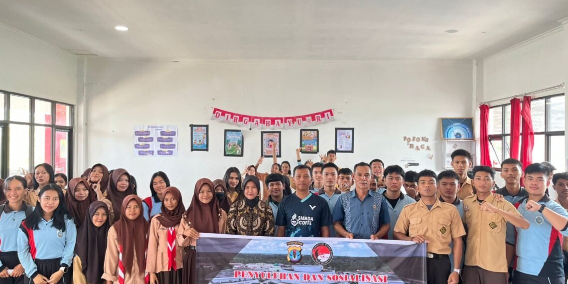 Polda Kaltara Gelar Sosialisasi Bahaya Narkoba di SMA Negeri 2 Tanjung Selor