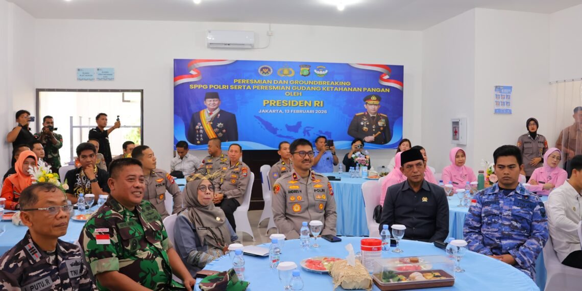 Ground Breaking SPPG Polri serta Gudang Ketahanan Pangan Secara Serentak di 12 Polda