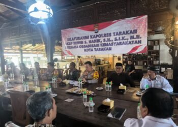 Jelang Hari Besar Keagamaan, Polres Tarakan Silaturahmi Bersama Tokoh Agama dan Ormas