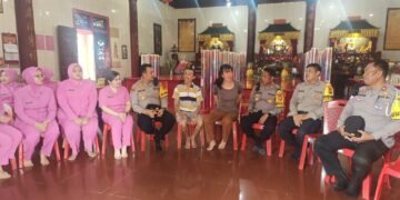 Jelang Imlek 2577, Kapolres Tarakan Lakukan Pengecekan Vihara