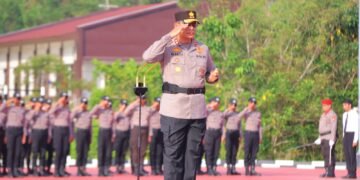 Gelar Upacara Hari Kesadaran Nasional, Kapolda Kaltara Tekankan Integritas dan Profesionalisme