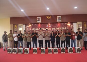 Pererat Silaturahmi, Kapolres Tarakan Buka Puasa Bersama Personel dan Insan Pers