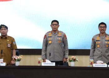Kapolda Kaltara Pimpin Rapat Koordinasi Lintas Sektoral, Pastikan Keyamanan Pra dan Pasca Idul Fitri