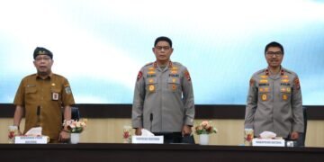 Kapolda Kaltara Pimpin Rapat Koordinasi Lintas Sektoral, Pastikan Keyamanan Pra dan Pasca Idul Fitri