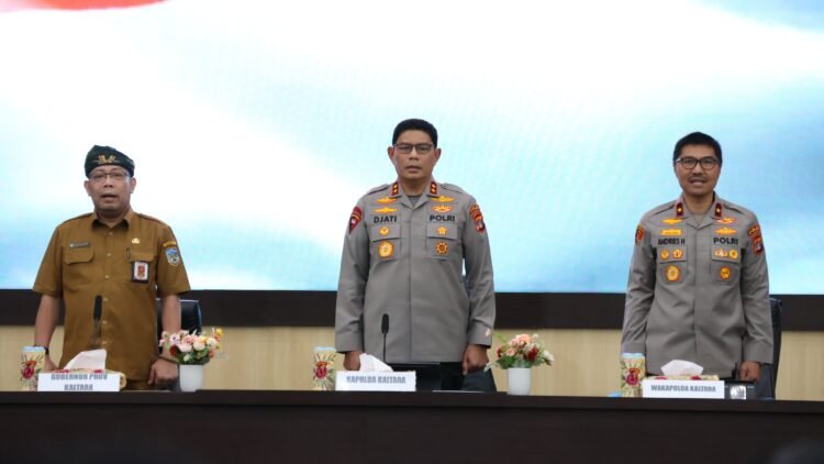 Kapolda Kaltara Pimpin Rapat Koordinasi Lintas Sektoral, Pastikan Keyamanan Pra dan Pasca Idul Fitri
