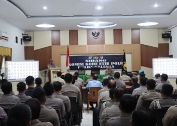 Instruksi Kadivpropam Polri, Kabidpropam Polda Kaltara Berikan Arahan Kepada Personel Polres Nunukan
