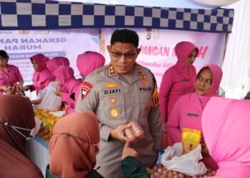 Polda Kaltara dan Jajaran Gelar Gerakan Pangan Murah, Stabilkan Harga Jelang Idul Fitri