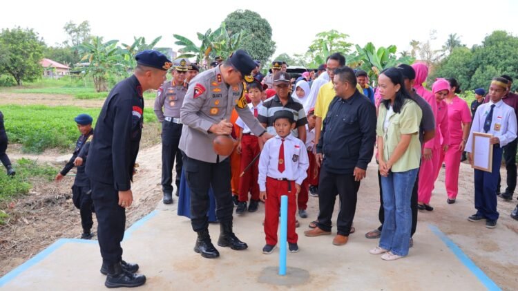 Viral Harapan Anak Sekolah, Kapolda Kaltara Wujudkan Jembatan Permanen di Sungai Cahaya Baru Tarakan
