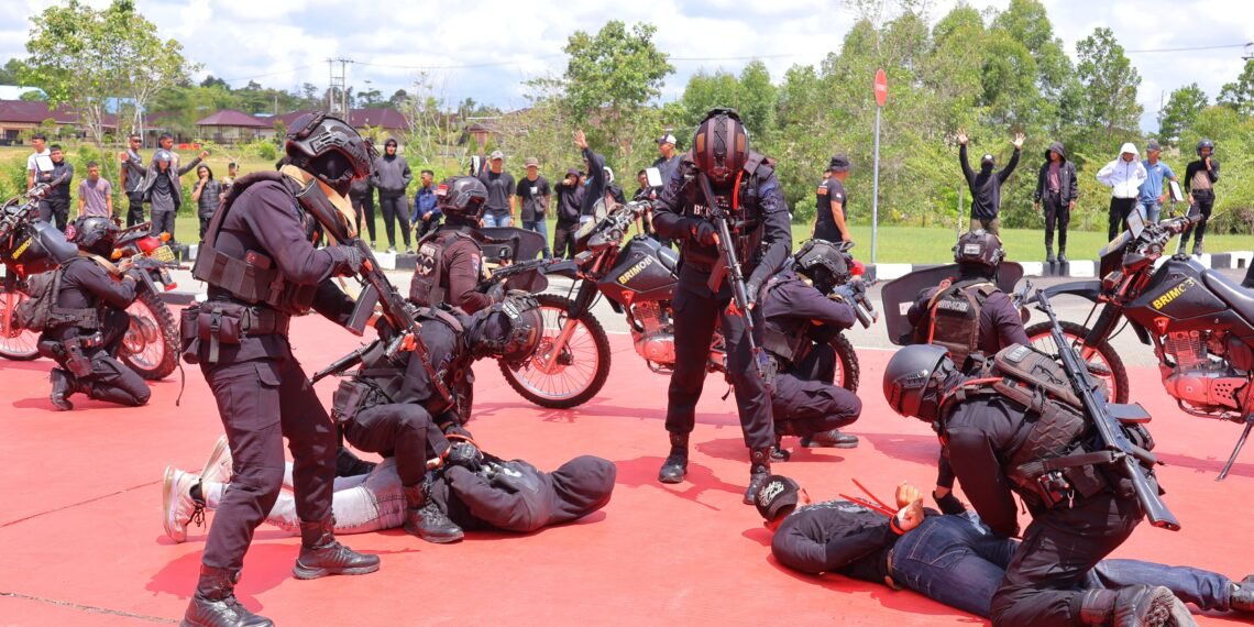 Tingkatkan Kesiapan Personel, Polda Kaltara Laksanakan Latihan Praoperasi BKO Nusantara
