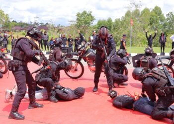 Tingkatkan Kesiapan Personel, Polda Kaltara Laksanakan Latihan Praoperasi BKO Nusantara