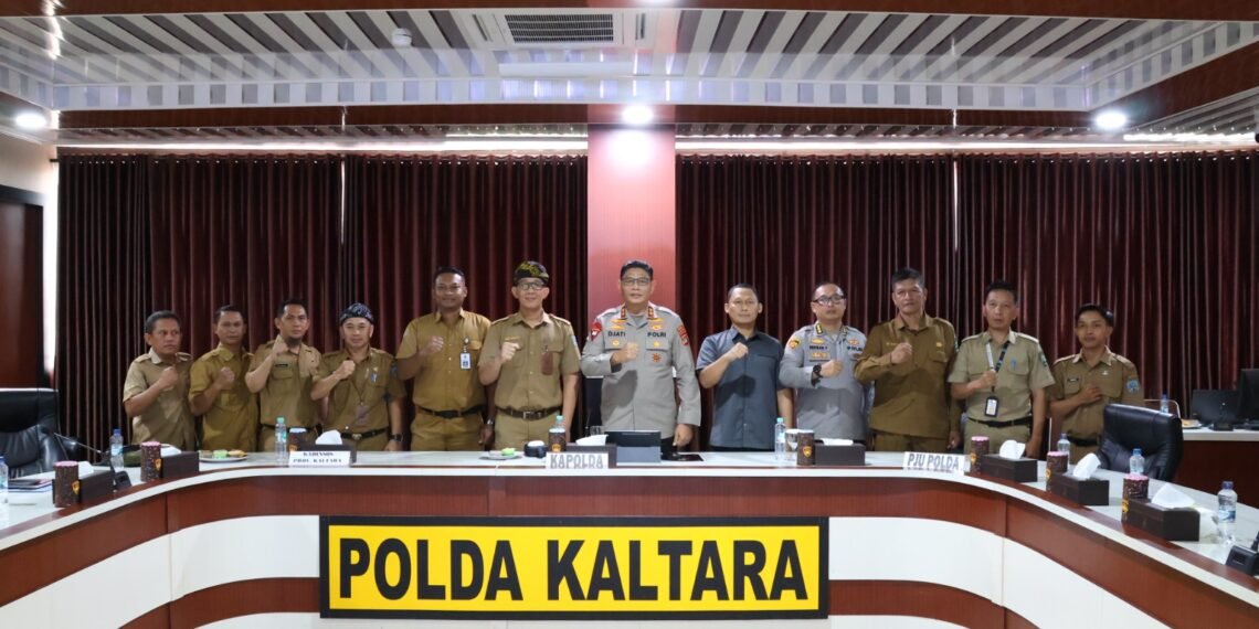 Audiensi Kapolda Kaltara dengan Dinas Sosial terkait Pembangunan Sekolah Rakyat