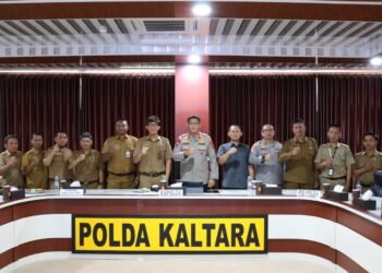 Audiensi Kapolda Kaltara dengan Dinas Sosial terkait Pembangunan Sekolah Rakyat