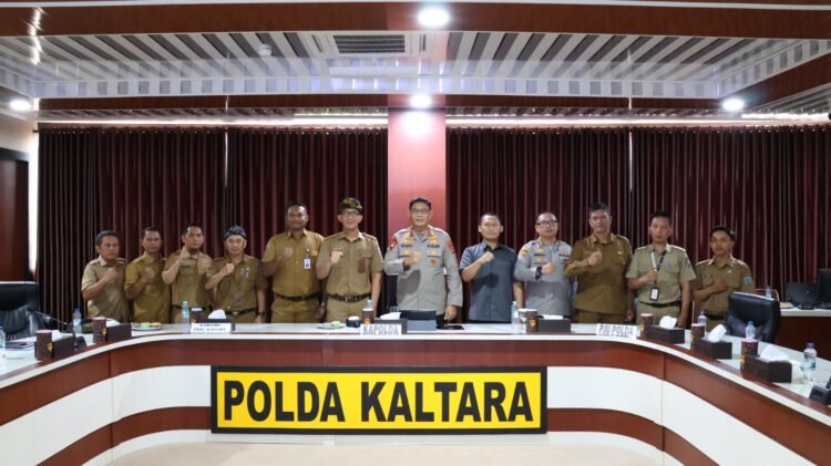 Audiensi Kapolda Kaltara dengan Dinas Sosial terkait Pembangunan Sekolah Rakyat