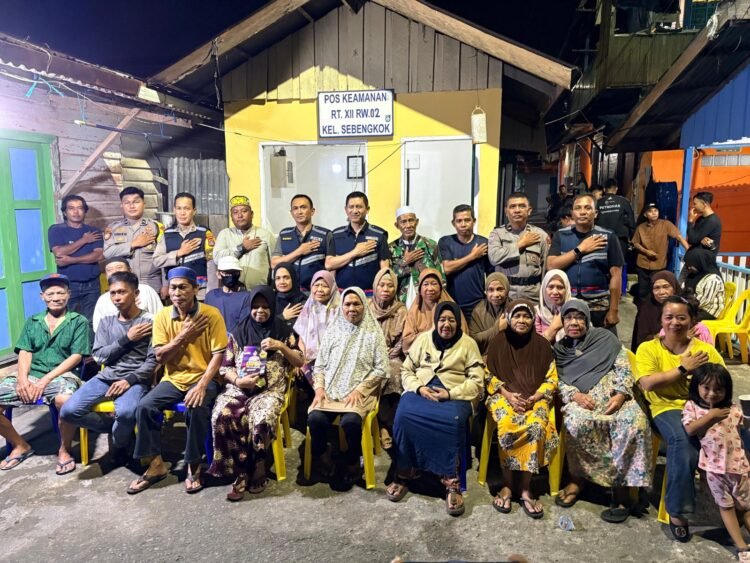 Tingkatkan Keamanan Swakarsa, Polda Kaltara Revitalisasi Satkamling di Sebengkok