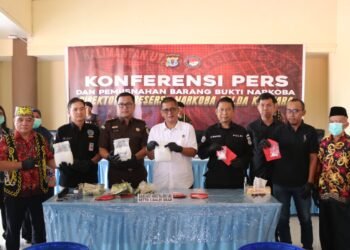 Polda Kaltara Musnahan Barang Bukti Narkoba Periode Februari-April Dari 75 LP
