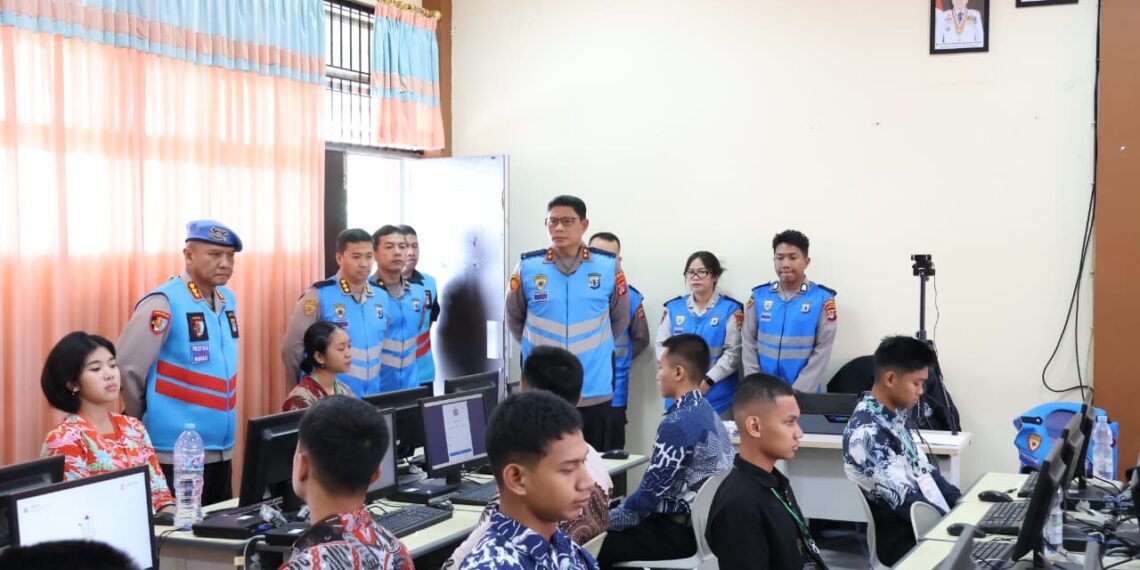Kapolda Kaltara Pantau Langsung 31 Calon Taruna Akpol yang Ikuti Tes Psikologi