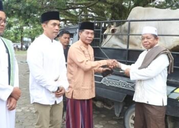 Gubernur Salat Iduladha Bersama Warga, Serahkan Hewan Kurban untuk Masyarakat