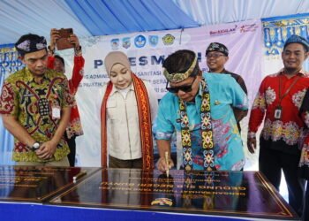 Gubernur Resmikan Sekolah di Bunyu, Tegaskan Pemerataan Pendidikan Hingga Kepulauan