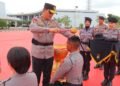 100 Bintara Remaja Dikukuhkan Kapolda  Menjadi Bhayangkara Sejati