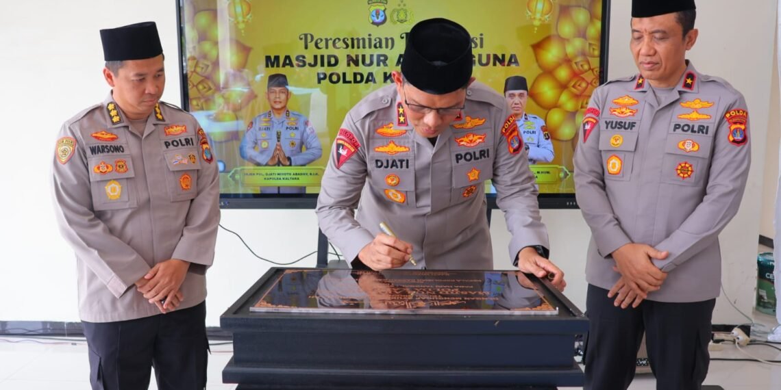 Kapolda Kaltara Resmikan Renovasi Masjid Nur Aryyaguna Polda Kaltara