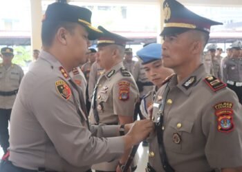 Polres Tarakan Laksanakan Sertijab Kapolsek KSKP dan Penyerahan Jabatan Kasat Resnarkoba