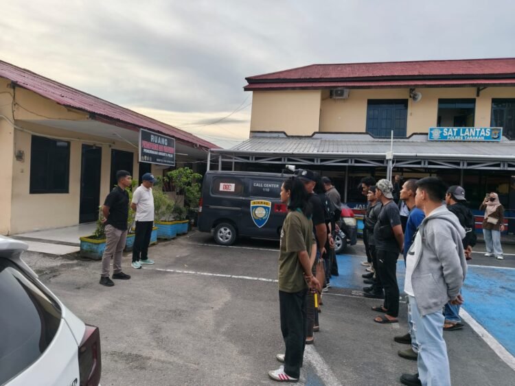 Tiga Terduga Diamankan Satresnarkoba Polres Tarakan Bersama Tim Gabungan di Tarakan Utara