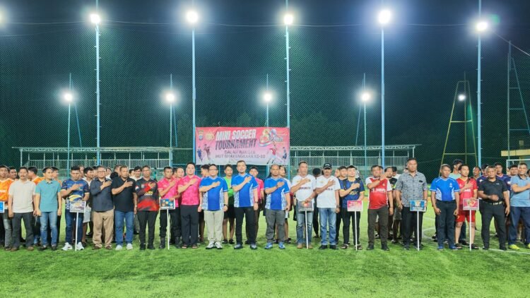 Hari Bhayangkara Ke-80, Polres Tarakan Bangun Kebersamaan Dengan Turnamen Minisoccer