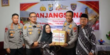 Wakapolda Kaltara Laksanakan Anjangsana dan Silahturahmi Kepada Purnawirawan Polri dan Warakawuri Jelang Hari Bhayangkara ke-80