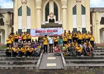 Sambut Hari Bhayangkara ke-80, Personel Polres Tarakan Gelar Bakti Religi di Sejumlah Rumah Ibadah