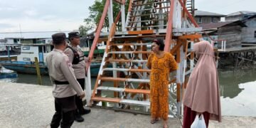 Sat Binmas Polres Tarakan Intensifkan Patroli Kampung Bebas dari Narkoba di Kelurahan Selumit Pantai