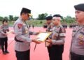 Kapolda Kaltara Berikan Penghargaan Untuk Personel Ditsamapta Berprestasi