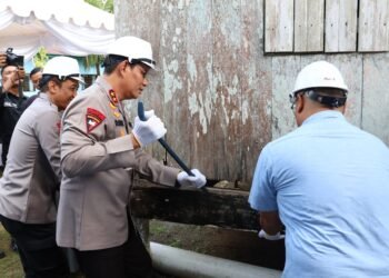 Wujud Kehadiran Polri, Dalam Rangka Hari Bhayangkara ke-80 Polda Kaltara Bedah Rumah Warga