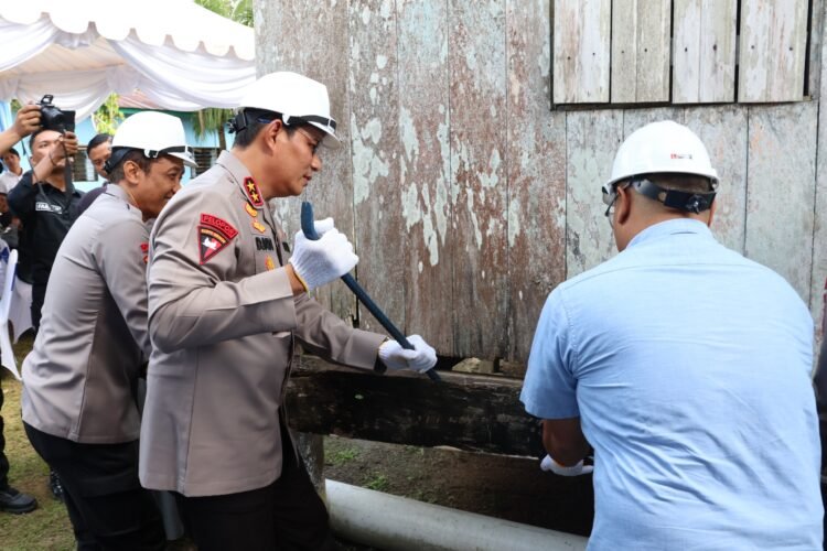 Wujud Kehadiran Polri, Dalam Rangka Hari Bhayangkara ke-80 Polda Kaltara Bedah Rumah Warga