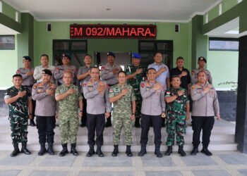 Kapolda Kaltara Kunjungi Korem 092/Maharajalila, Perkuat Sinergitas TNI–Polri