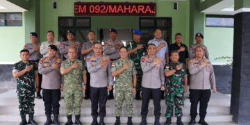 Kapolda Kaltara Kunjungi Korem 092/Maharajalila, Perkuat Sinergitas TNI–Polri