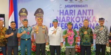 Kapolda Kaltara Hadiri Peringatan Hari AntiNarkotika Internasional (HANI) 2026