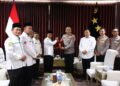 Bersinergi Jaga Kerukunan Umat Beragama, Kapolda Terima Silaturahmi Kakanwil Kemenag Provinsi Kaltara