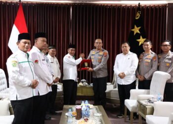 Bersinergi Jaga Kerukunan Umat Beragama, Kapolda Terima Silaturahmi Kakanwil Kemenag Provinsi Kaltara