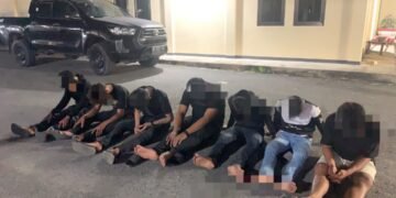 Tindak Lanjuti Laporan Balap Liar, Tujuh Pemuda dan Empat Sepeda Motor Diamankan